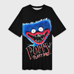 Женская длинная футболка Poppy Playtime