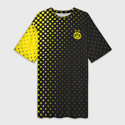 Женская длинная футболка Borussia gradient theme