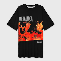 Женская длинная футболка Load - Metallica