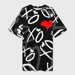 Женская длинная футболка The Weeknd - XO