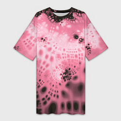 Женская длинная футболка Коллекция Journey Розовый 588-4-pink