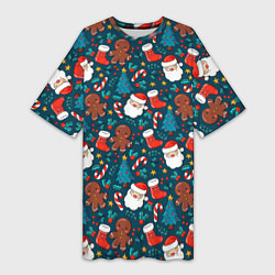 Женская длинная футболка ПОКРЫТО НОВЫМ ГОДОМ!