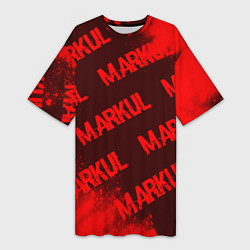 Женская длинная футболка Markul - Краска