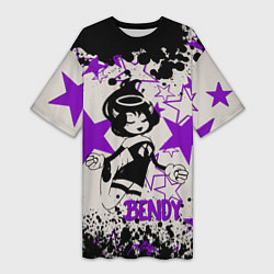 Футболка женская длинная Ангел Алиса, цвет: 3D-принт