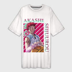 Женская длинная футболка Akashi Seijuro - Kuroko No Basket