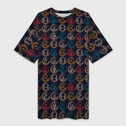 Женская длинная футболка Виртуальная Валюта