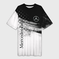 Женская длинная футболка Mercedes-Benz спорт
