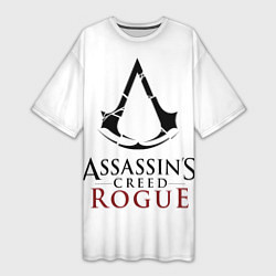 Футболка женская длинная Assasins creed rogue, цвет: 3D-принт