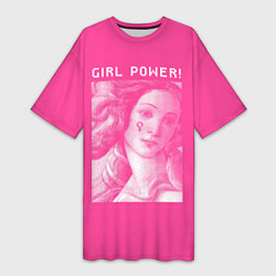 Женская длинная футболка Venus Girl Power