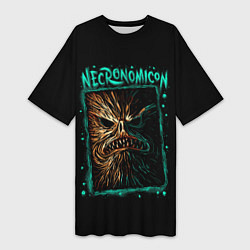 Женская длинная футболка Necronomicon