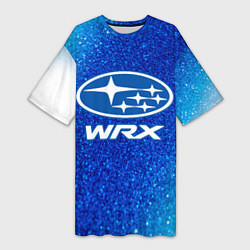Женская длинная футболка SUBARU WRX Шум
