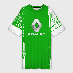 Женская длинная футболка RENAULT РЕНО sport