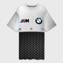 Женская длинная футболка BMW БМВ СТАЛЬ
