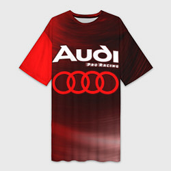 Женская длинная футболка AUDI Pro Racing Звезды