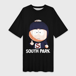 Футболка женская длинная South Park - мультфильм Южный парк, цвет: 3D-принт