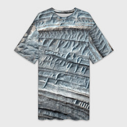 Женская длинная футболка Текстура скалы Mountain Stone
