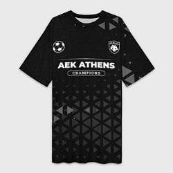 Женская длинная футболка AEK Athens Форма Чемпионов