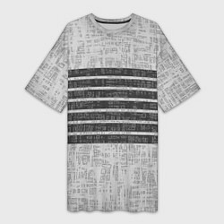 Женская длинная футболка Город Коллекция Get inspired! 119-9-32-f2i-sq