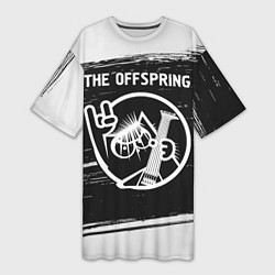 Женская длинная футболка The Offspring КОТ Краска