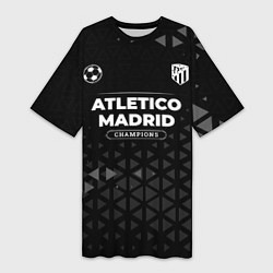 Женская длинная футболка Atletico Madrid Форма Champions