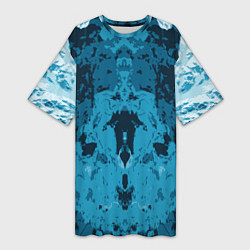 Женская длинная футболка Абстрактный графический узор Abstraction