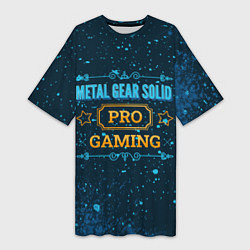Женская длинная футболка Metal Gear Solid Gaming PRO