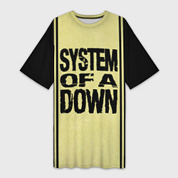Женская длинная футболка System of a Down: 5 Album Bundle