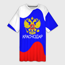 Женская длинная футболка Краснодар - ГЕРБ