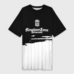 Футболка женская длинная Kingdom Come - Deliverance, цвет: 3D-принт