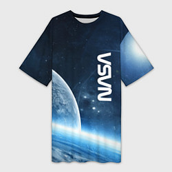 Женская длинная футболка Космическое пространство - NASA