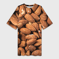 Женская длинная футболка Миндальные орешки
