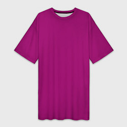 Женская длинная футболка Баклажановый радуга