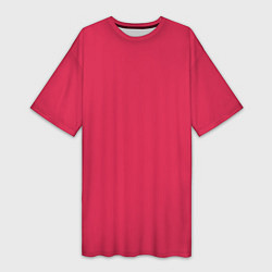 Женская длинная футболка Viva magenta pantone textile cotton