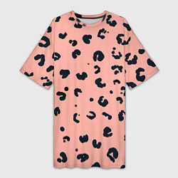 Женская длинная футболка Розовая пантера