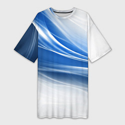 Женская длинная футболка Ледяной поток ветра