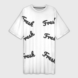 Женская длинная футболка Fresh
