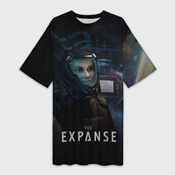 Женская длинная футболка The expanse - Camina