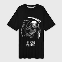 Женская длинная футболка Only true friend