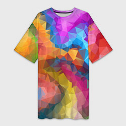 Женская длинная футболка Super colors