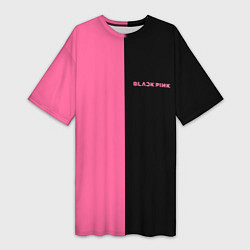 Женская длинная футболка Blackpink- двойной