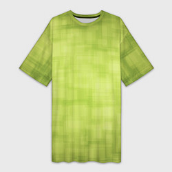 Женская длинная футболка Green and square