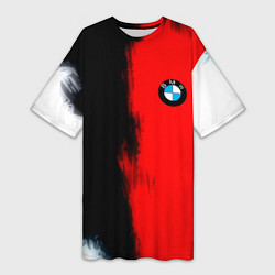 Женская длинная футболка Bmw sport colors