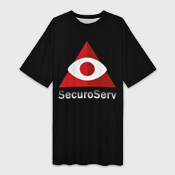 Женская длинная футболка SecuroServ