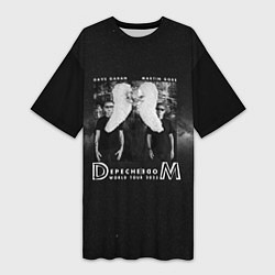 Женская длинная футболка Depeche Mode - Memento mori worldwilde tour