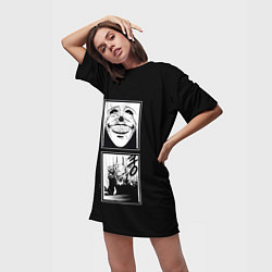 Футболка женская длинная Solo leveling Commandments, цвет: 3D-принт — фото 2