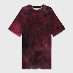 Женская длинная футболка Кровавое небо