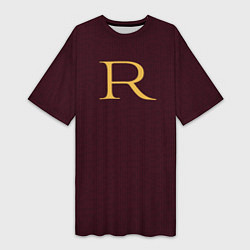 Женская длинная футболка Weasley jumper letter R