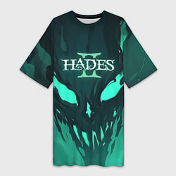 Футболка женская длинная По мотивам игры Hades 2, цвет: 3D-принт