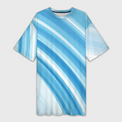 Женская длинная футболка Акварель