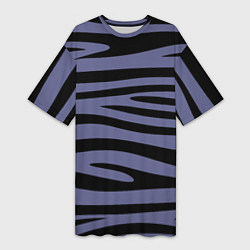 Женская длинная футболка Морские полоски